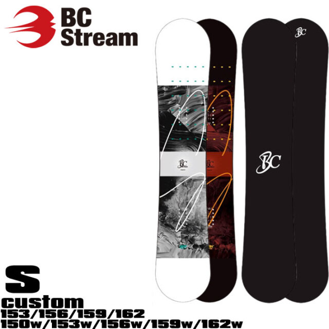 受注生産受付] 25-26 BC Stream スノーボード ビーシーストリーム S 