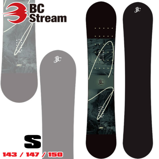 BC STREAM スノーボード 3点セット（予約商品] 25-26 BC Stream 