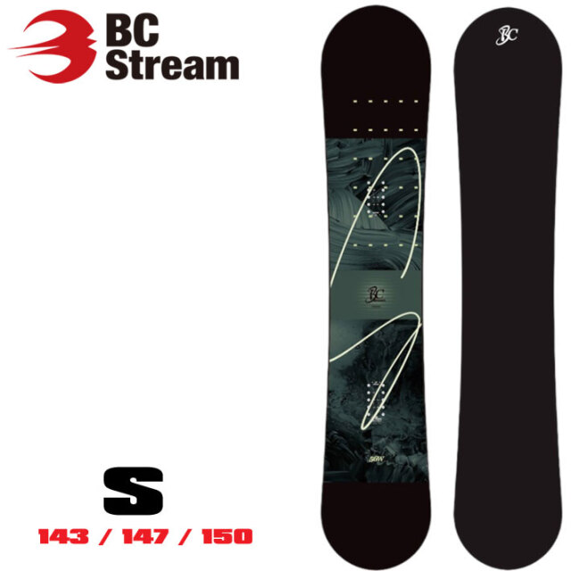 予約商品] 25-26 BC Stream スノーボード ビーシーストリーム S エス 