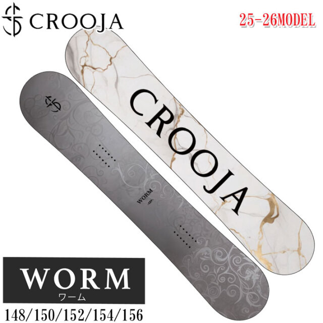 予約商品] 25-26 CROOJA スノーボード クロージャ WORM ワーム メンズ 
