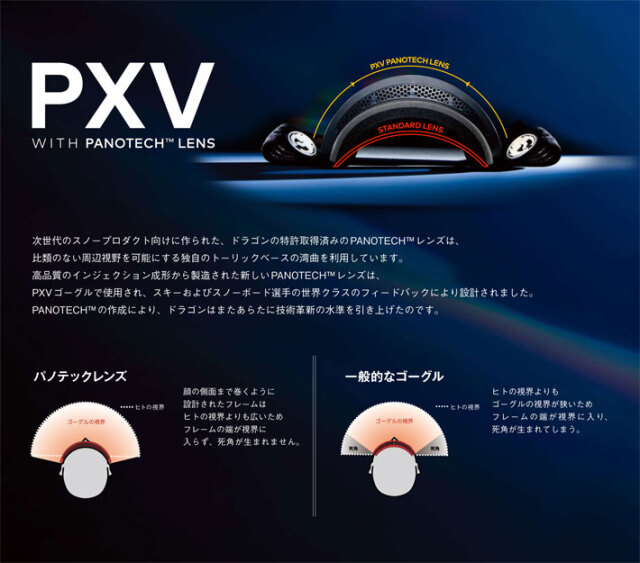 予約商品] 25-26 ドラゴン ゴーグル DRAGON PXV ピーエックス