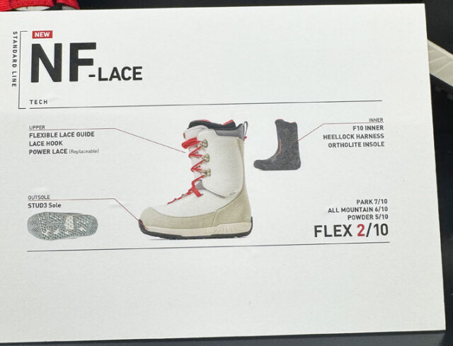 25-26 FLUX ブーツ NF-LACE フラックス エヌエフ レース BOOTS