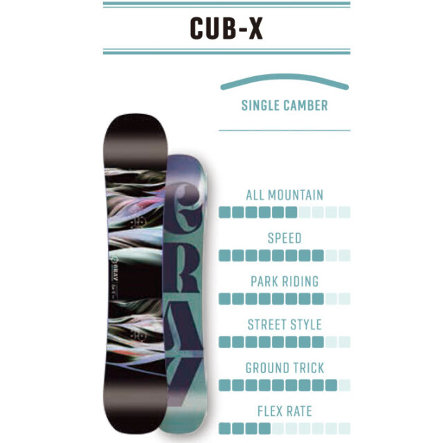 gray cub−x 132 たゆま snowboard グレイ スノーボード 