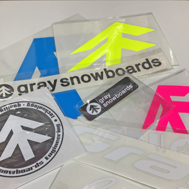GRAY SNOWBOARD グレイ スノーボード カッティングステッカー