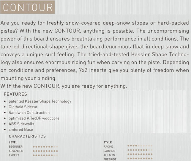 25-26 KESSLER ケスラー SNOWBOARDS スノーボード CONTOUR コントゥア 