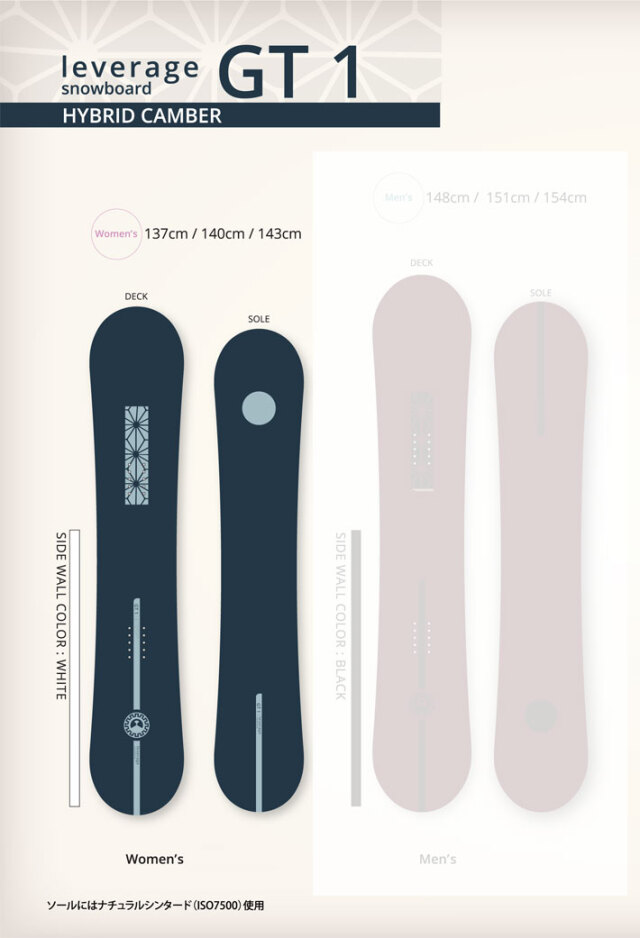 137cm ラスト1本！] 25-26 グラトリ スノーボード leverage レバレッジ 