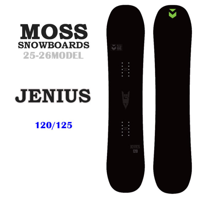 予約商品] 25-26 ジュニア スノーボード MOSS スノーボード JENIUS 