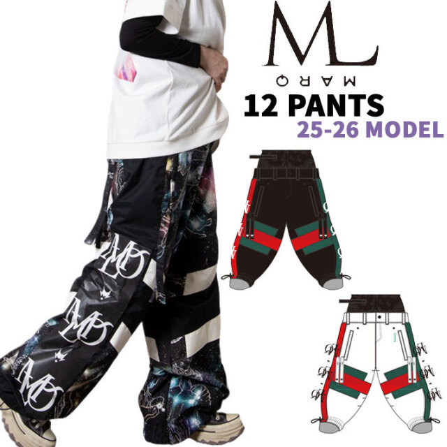 25-26 MARQLEEN 12 PANTS MQ06507 マークリーン スノーボードウェア