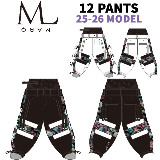 【美品】MARQLEEN スノーボードパンツ MARQLEEN 早期予約 25-26 マークリーン ギャラクシー パンツ