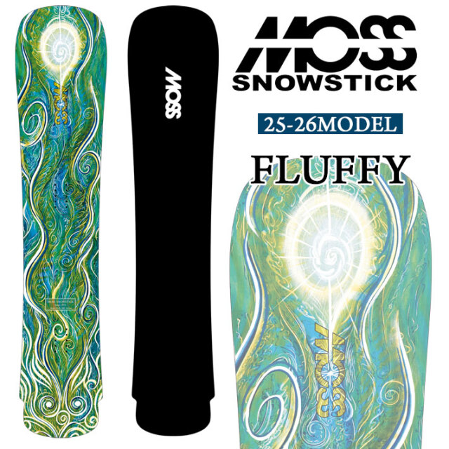 予約商品] 25-26 MOSS SNOWSTICK パウダーボード FLUFFY54 モス スノー  