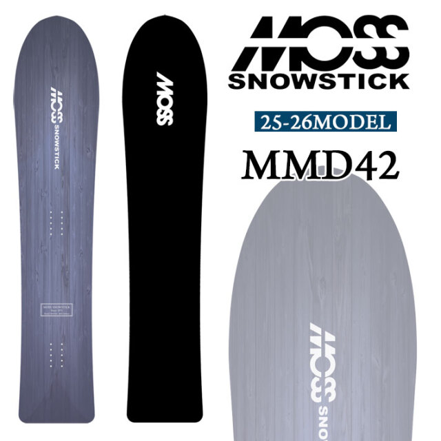 予約商品] 25-26 MOSS SNOWSTICK パウダーボード MMD42 モス スノー 
