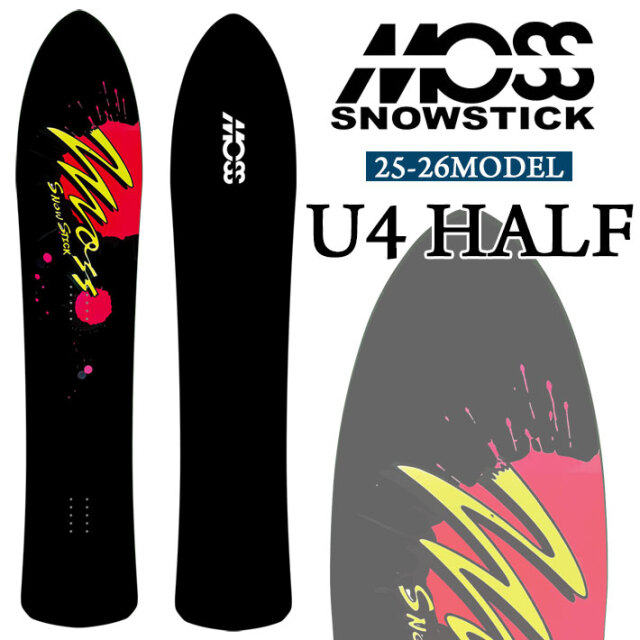 23-24 MOSS SNOWSTICK U4 モス スノースティック スノーボード 板 