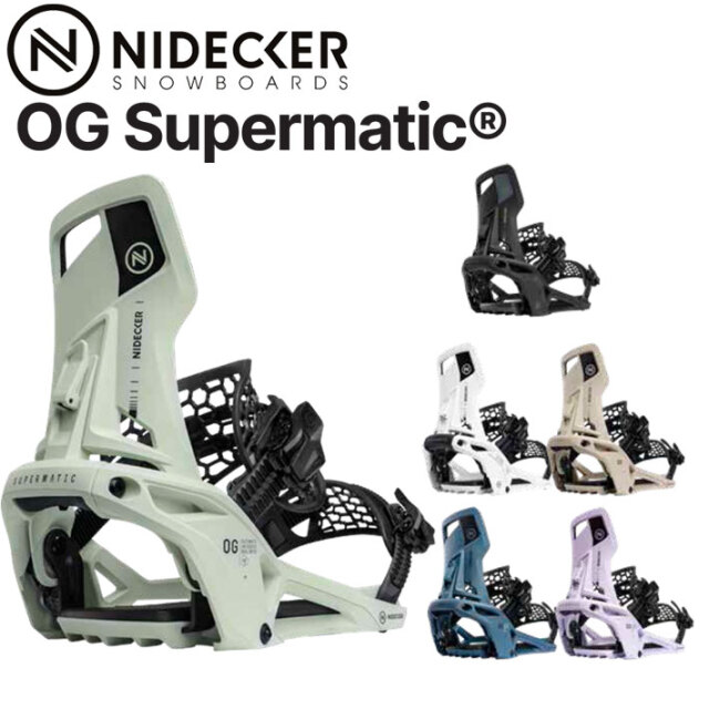 早期予約] 25-26 NIDECKER ナイデッカー ビンディング OG Supermatic 