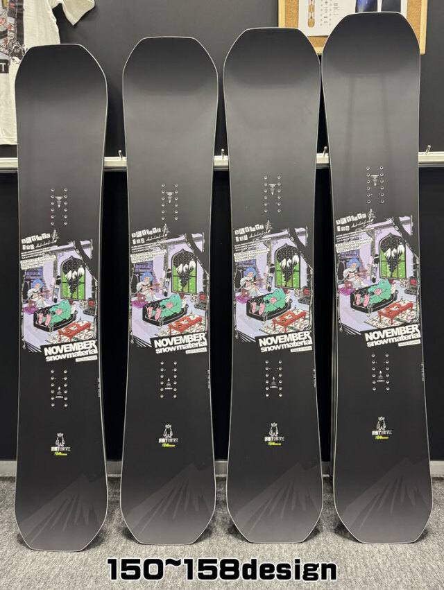 25-26 ノベンバー スノーボード NOVEMBER ARTISTE アーティスト 150cm