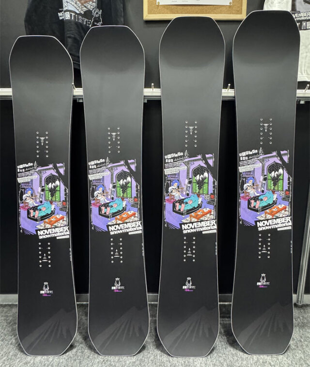 予約商品] 25-26 ノベンバー スノーボード NOVEMBER ARTISTE 