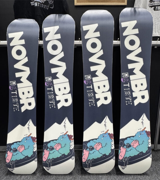 予約商品] 25-26 ノベンバー スノーボード NOVEMBER ARTISTE  