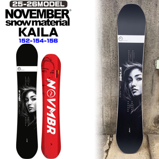 予約商品] 25-26 ノベンバー スノーボード NOVEMBER KAILA カイラ 
