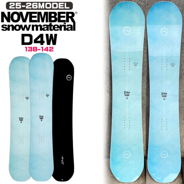 予約商品] 25-26 ノベンバー スノーボード NOVEMBER D4W