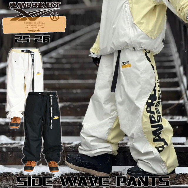25-26 PLAN B PROJECT プランビー プロジェクト [SIDE WAVE PANTS