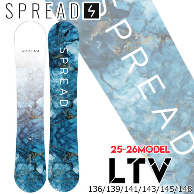 予約商品] 25-26 SPREAD スノーボード LTV エルティーブイ SNOWBOARD 