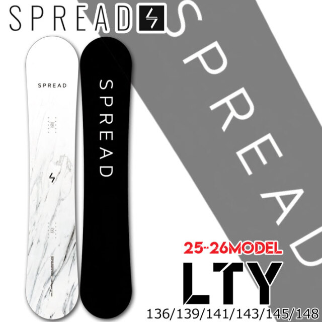 予約商品] 25-26 SPREAD スノーボード LTY エルティーワイ SNOWBOARD 