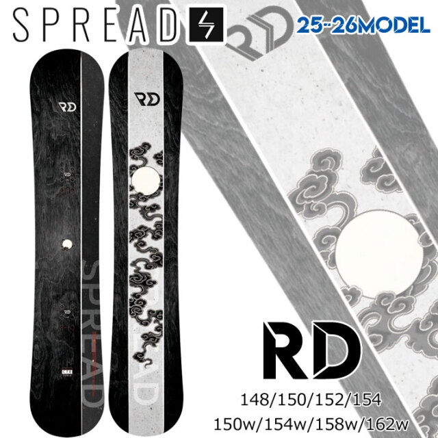 予約商品] 25-26 SPREAD スノーボード グラトリ RD SNOWBOARD 菅谷 佑 