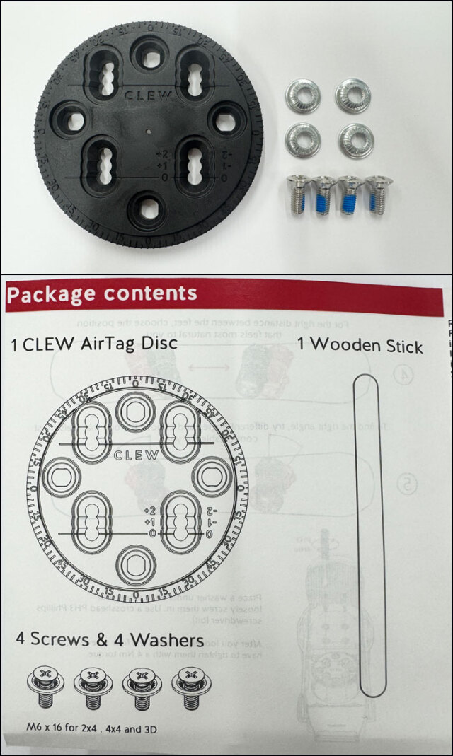CLEW BINDING クルー ビンディング AirTag Disc AirTag対応 ディスク