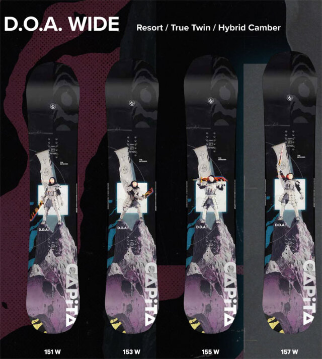 早期予約] 25-26 CAPITA スノーボード キャピタ DOA WIDE