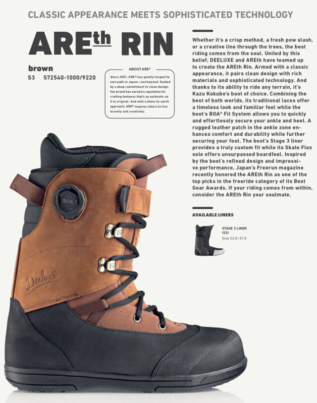 早期予約] 25-26 DEELUXE ブーツ ARETH RIN ディーラックス アースリン  