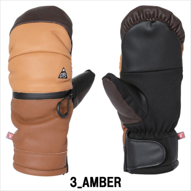 新品未使用 25-26 eb's Gloves ARMA ZIP BEIGE M 即日発送 土日祝発送OK 25-26 eb's スノーボード ミトングローブ ARMA ZIP 4500013 エビス