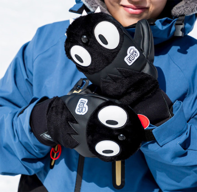 25-26 eb's スノーボード ミトングローブ KEMONO CHAN #4500016