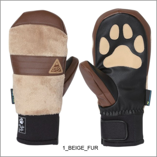 ebsエビス スノーグローブOZZY MITT カーキ スノーボード 25-26 eb's