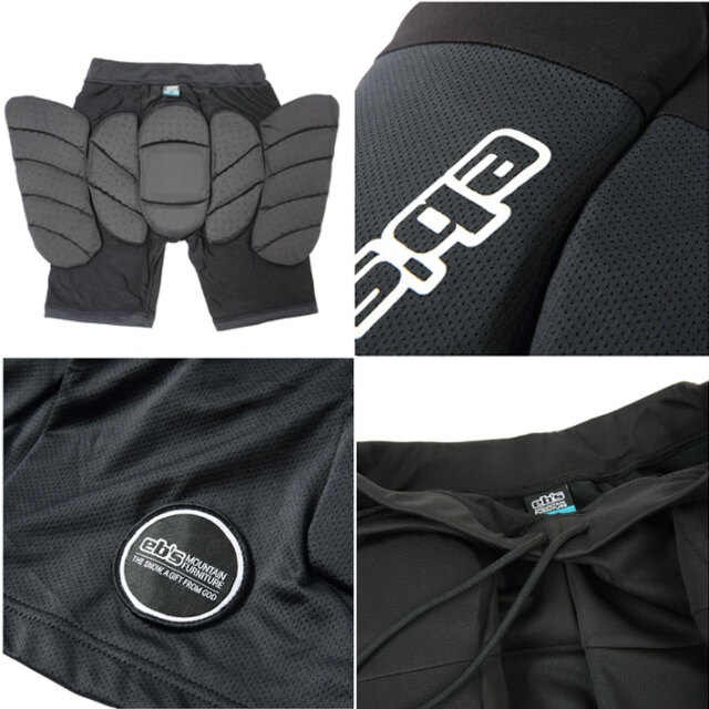 eb's(エビス) プロテクター、eb 's (エビス) ヒップガード eb's 予約商品 eb's エビス 25-26 HIP GUARD XRD BLACK ヒップ
