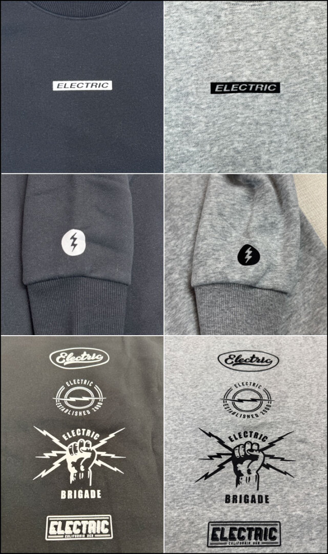25-26 ELECTRIC エレクトリック トレーナー LOGOS CREW [5] スウェット