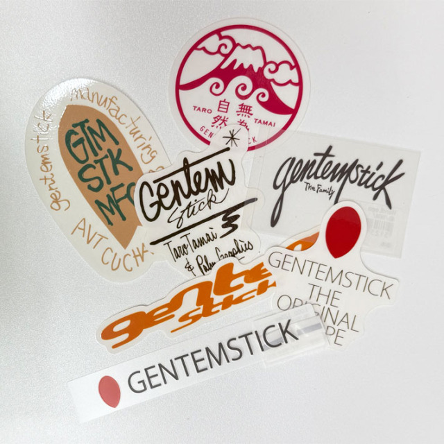 GENTEM STICK ゲンテンスティック ORIGINAL SHAPE FISH STICKER 80mm