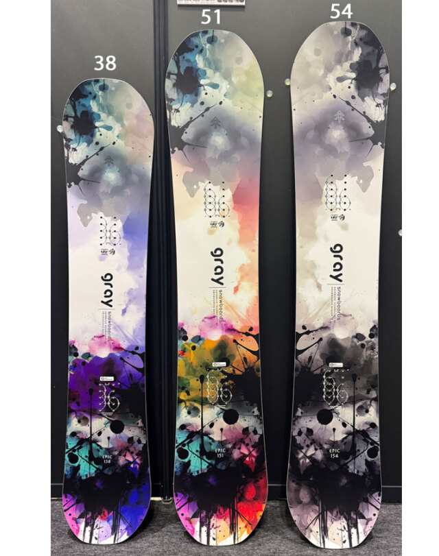 予約商品] 25-26 GRAY SNOWBOARDS グレイ EPIC エピック 138cm 141cm  
