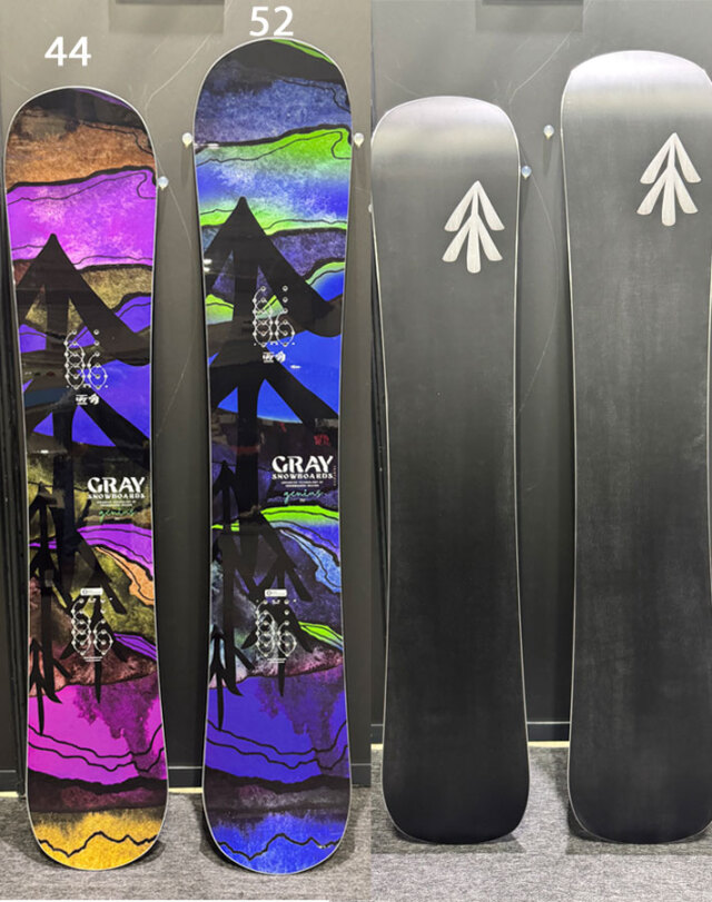 予約商品] 25-26 GRAY SNOWBOARDS グレイ GENIUS ジーニアス 140cm 