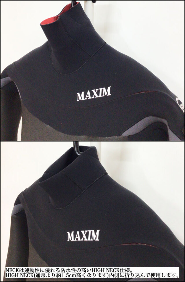 follows限定 2025 MAXIM マキシム ウェットスーツ セミドライ 