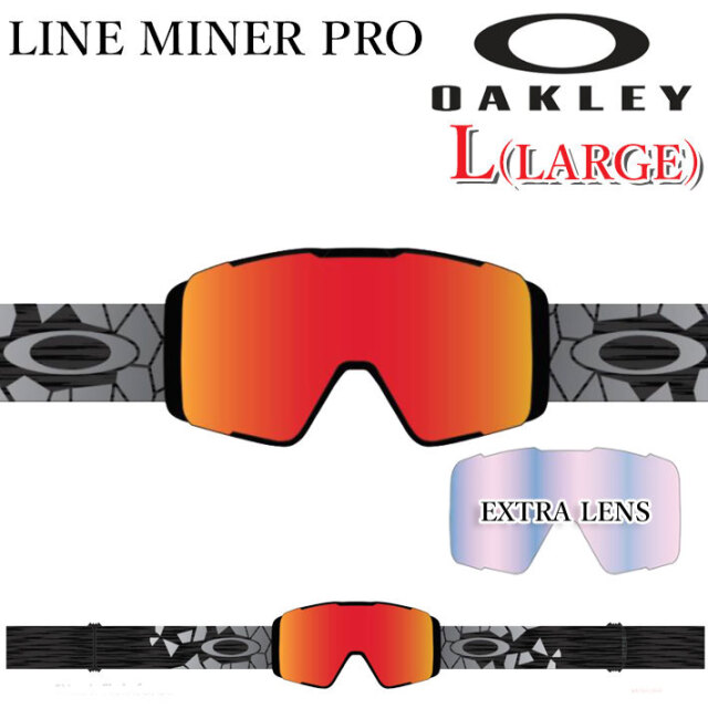 25-26 ゴーグル OAKLEY オークリー LINE MINER PRO L GOGGLE oo7143A 