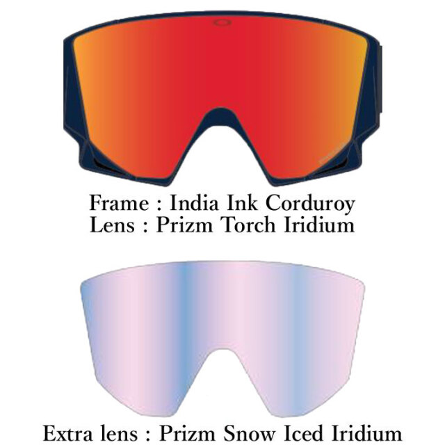 25-26 ゴーグル OAKLEY オークリー FLOW SCAPE L GOGGLE oo7145A-17