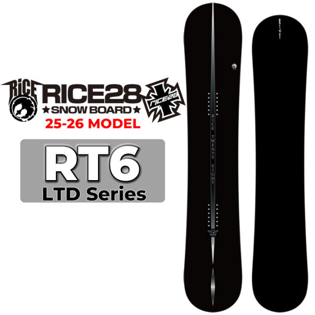 予約商品] 25-26 RICE28 スノーボード ライス 28 RT6 LTD アールティー  