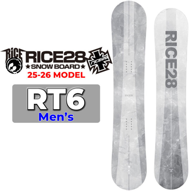 予約商品] 25-26 RICE28 スノーボード ライス 28 RT6 アールティー 