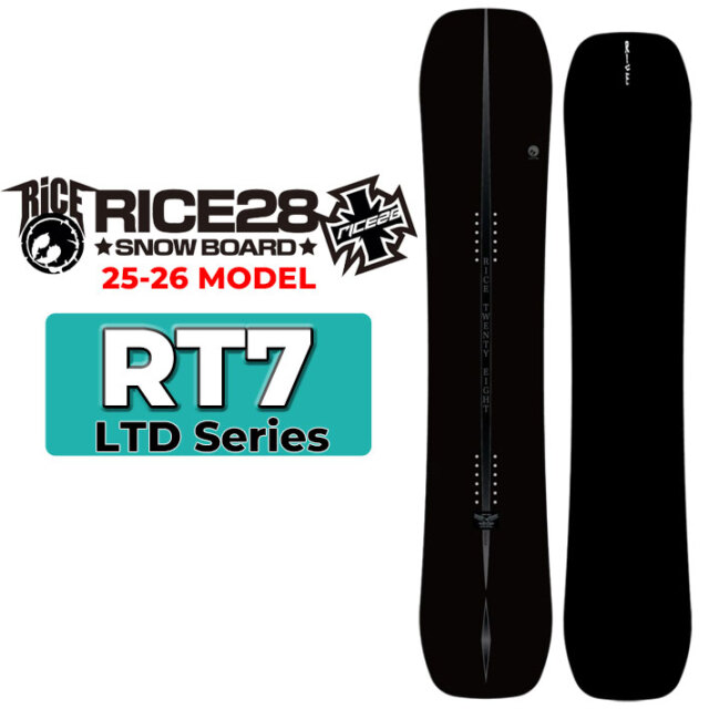 予約商品] 25-26 RICE28 スノーボード ライス 28 RT7 LTD アールティー  