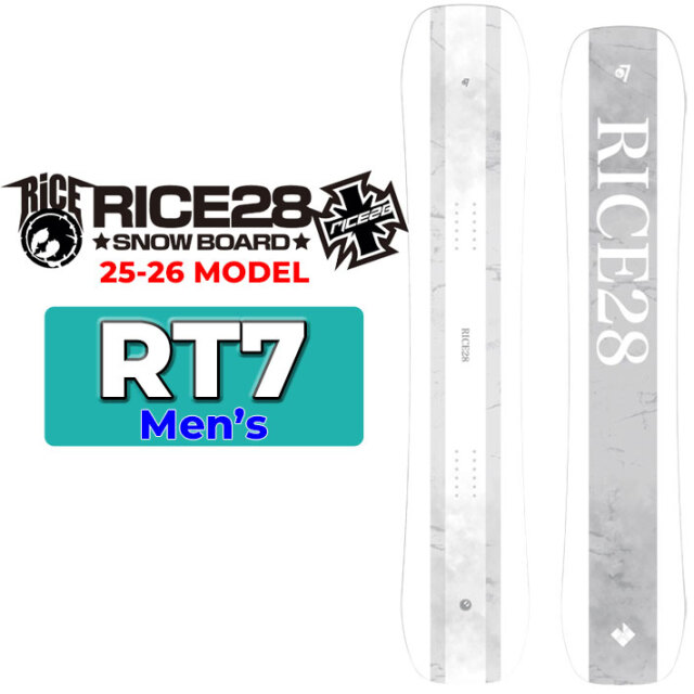 予約商品] 25-26 RICE28 スノーボード ライス 28 RT7 アールティー  