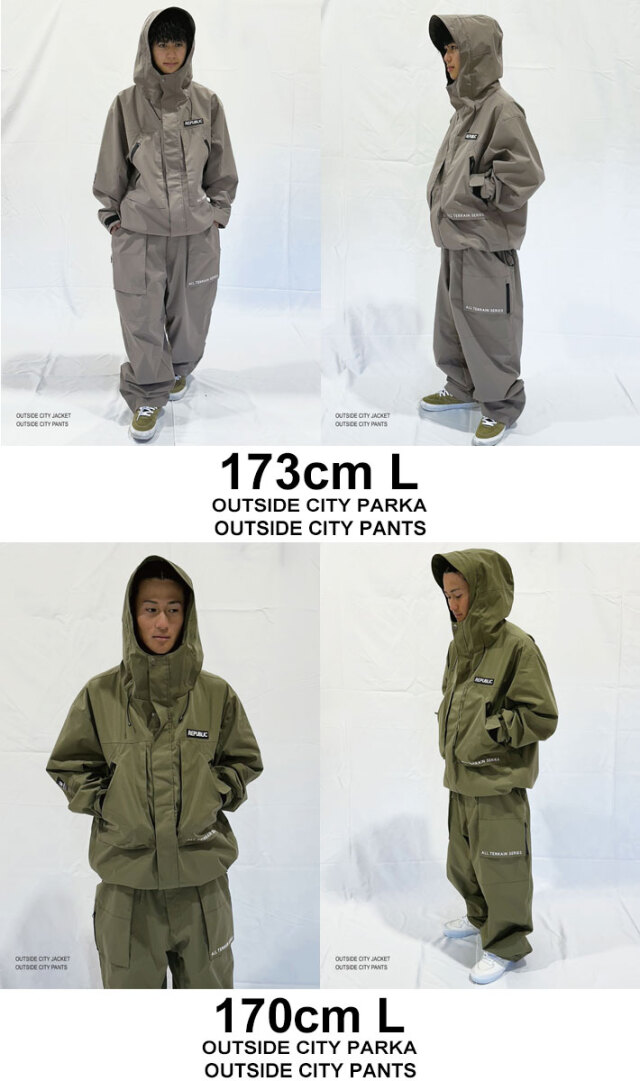 25-26 REPUBLIC & CO ウェア リパブリック OUTSIDE CITY PANTS 