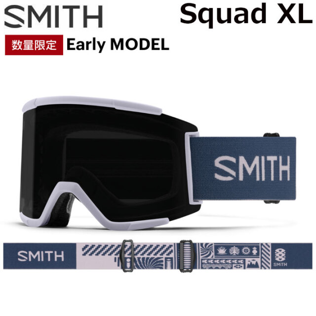 予約商品] 25-26 SMITH ゴーグル スミス EARLY MODEL Squad XL