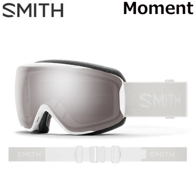 25-26 SMITH ゴーグル スミス Moment モーメント White Vapor アジアンフィット スノーボード 2025 2026 日本正規品 [010276081] 25-26 SMITH ゴーグル スミス Moment モーメント White Vapor アジアン