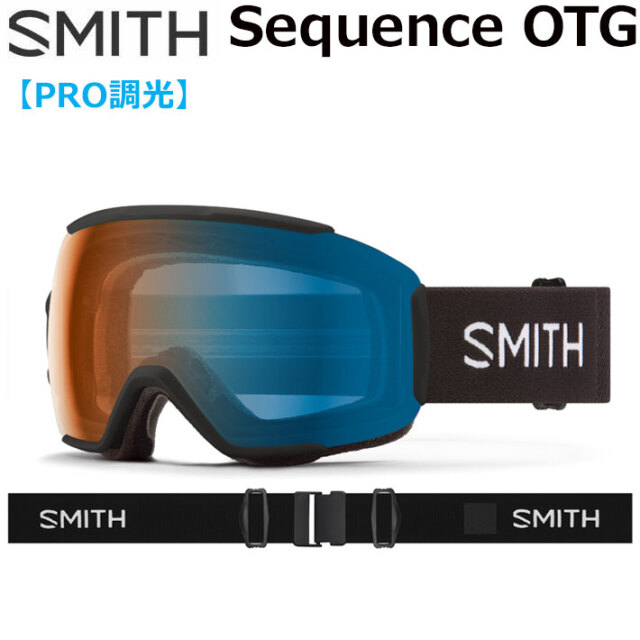 25-26 SMITH ゴーグル スミス Sequence OTG シークエンス Black 調光