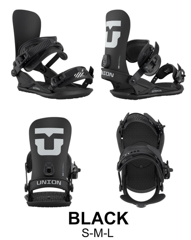 ユニオン ストラータMサイズ 21-22ブラック ビンディング ブラック  