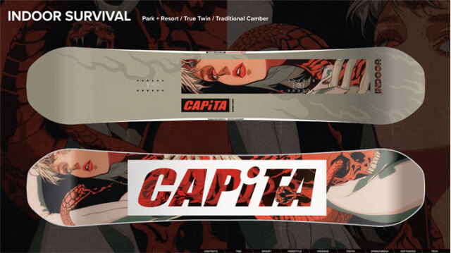 予約商品] 26-27 CAPITA スノーボード キャピタ INDOOR SURVIVAL